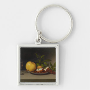 Leven met fruit, koekjes en wijn, 1821 sleutelhanger