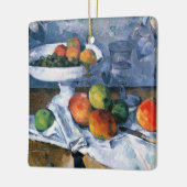 Leven met fruitdish keramisch ornament (Links)