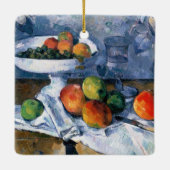 Leven met fruitdish keramisch ornament (Achterkant)