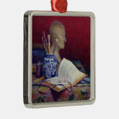 Leven met hoofd Voltaire Metalen Ornament (Rechts)