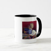 Leven met hoofd Voltaire Mok (Voorkant rechts)