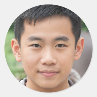 Leven met intentie ronde sticker