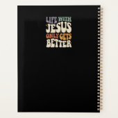 Leven met Jezus - Inspirerend Christelijk citaat Planner (Achterkant)