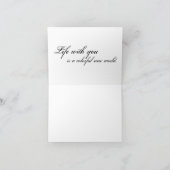 Leven met jou Notecard Feestdagen Kaart (Binnen)