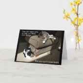 Leven met Katten Kaart (Gele Bloem)