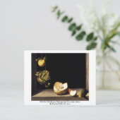 Leven met kweeperkool en komkommermeloen briefkaart (Staand voorkant)