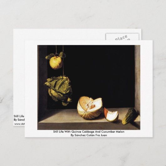 Leven met kweeperkool en komkommermeloen briefkaart (Voorkant / Achterkant)