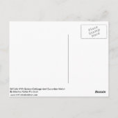 Leven met kweeperkool en komkommermeloen briefkaart (Achterkant)