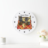 Leven met Labradors Cartoon Grote Klok (Huis)