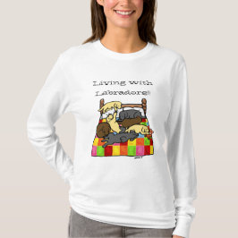 Leven met Labradors Cartoon T-shirt