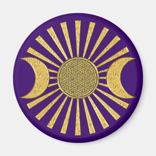 Leven met maan magneet (Voorkant)