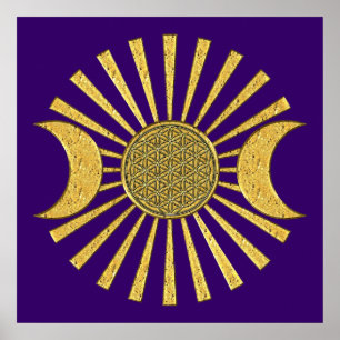 Leven met maan poster