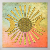 Leven met maan poster (Voorkant)