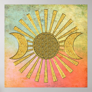 Leven met maan poster