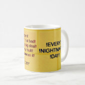 Leven met Narcissist! Koffiemok (Voorkant rechts)