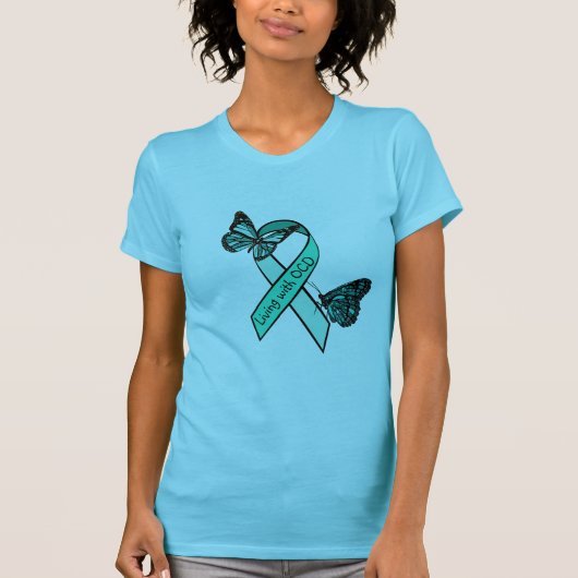 Leven met OCD obsessieve Compulsive Disorder T-shirt (Voorkant)