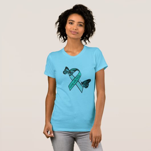 Leven met OCD obsessieve Compulsive Disorder T-shirt (Voorkant volledig)