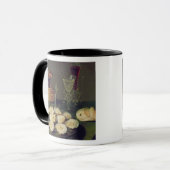 Leven met oesters en bril (olie op het paneel) mok (Voorkant links)