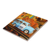 Leven met Panda Car Tegeltje (Zijkant)