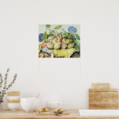 Leven met Plums, Walnuts and Jasmine (m/v Poster (Keuken)