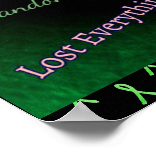 Leven met Poster van de ziekte van Lyme (Hoek)