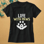 Leven met poten Grappig Schattige Eenvoudig Person T-shirt
