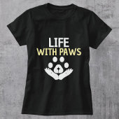Leven met poten Grappig Schattige Eenvoudig Person T-shirt