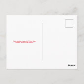 Leven met Pride Rainbow Waterverf Briefkaart (Achterkant)