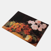 Leven met Rozen, aardbeien en brood Deurmat (Schuin)