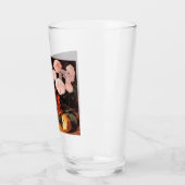 Leven met Rozen, aardbeien en brood Glas (Links)