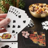 Leven met Rozen, aardbeien en brood Pokerkaarten (Insitu)