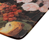 Leven met Rozen, aardbeien en brood Snijplank (Hoek)