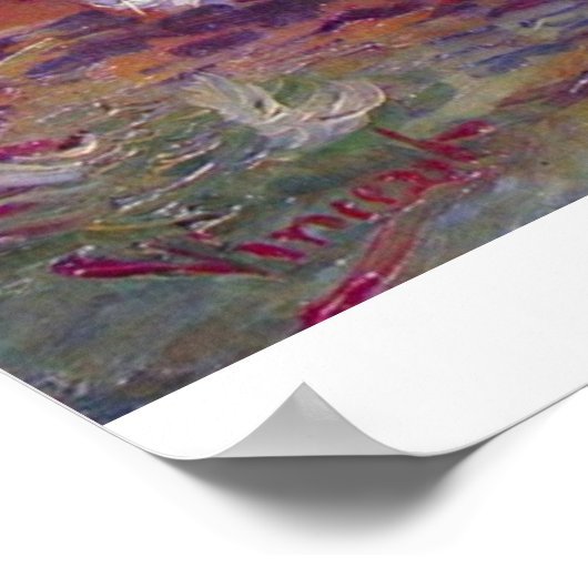 Leven met rozen en zonnebloemen door Van Gogh Poster (Hoek)