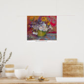 Leven met rozen en zonnebloemen door Van Gogh Poster (Keuken)