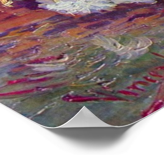 Leven met rozen en zonnebloemen door Van Gogh Poster (Hoek)