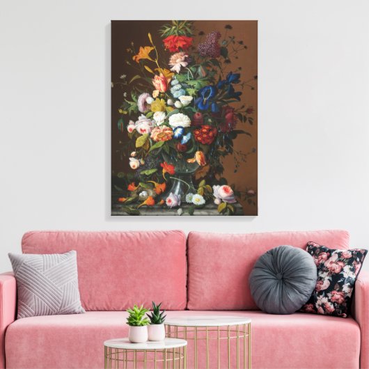 Leven met vogelpest bij nesten van Roesen Canvas Afdruk (Insitu (Woonkamer))