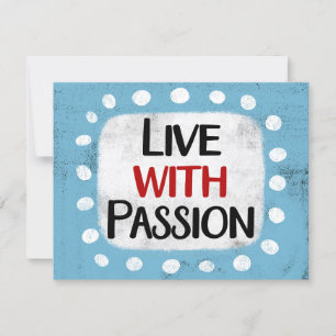 Leven met Wenskaart Kaart