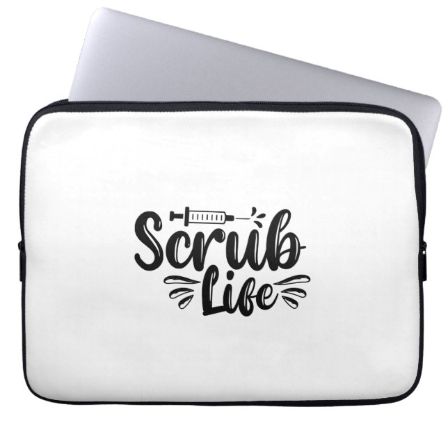 Leven met zurse cadeautjes laptop sleeve (Voorkant)