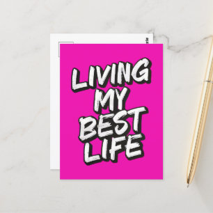 Leven mijn beste leven briefkaart