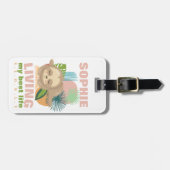 Leven mijn beste leven, lul geld bagagelabel (Voorkant horizontaal)