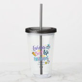 Leven mijn beste leven met FRIENDS™ Acryl Drinkbeker (Voorkant)