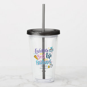 Leven mijn beste leven met FRIENDS™ Acryl Drinkbeker