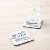 Leven mijn beste leven met FRIENDS™ Bier Onderzetter (Rechterzijde)