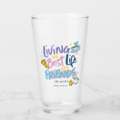 Leven mijn beste leven met FRIENDS™ Glas (Voorkant)