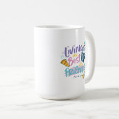 Leven mijn beste leven met FRIENDS™ Koffiemok (Voorkant rechts)