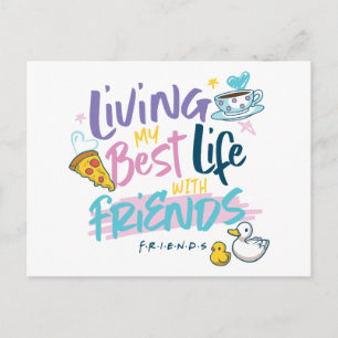Leven mijn beste leven met FRIENDS™ Uitnodiging Briefkaart