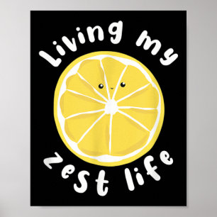 Leven Mijn Leven Met Plezier Grappige Positieve Sp Poster