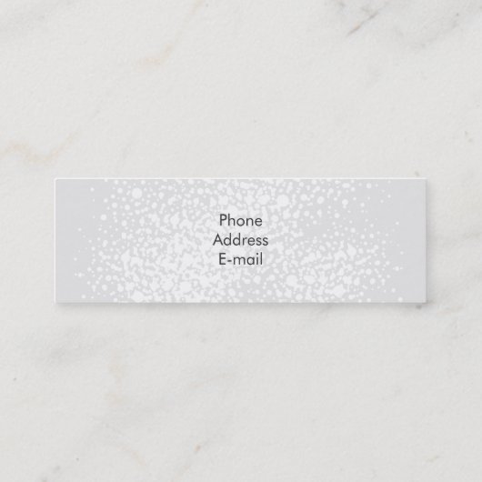 Leven Mini Visitekaartje (Achterkant)