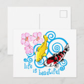 Leven mooi briefkaart (Voorkant / Achterkant)