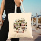 Leven Mooie Momenten 11 Fotocollage Initiaal Tote Bag